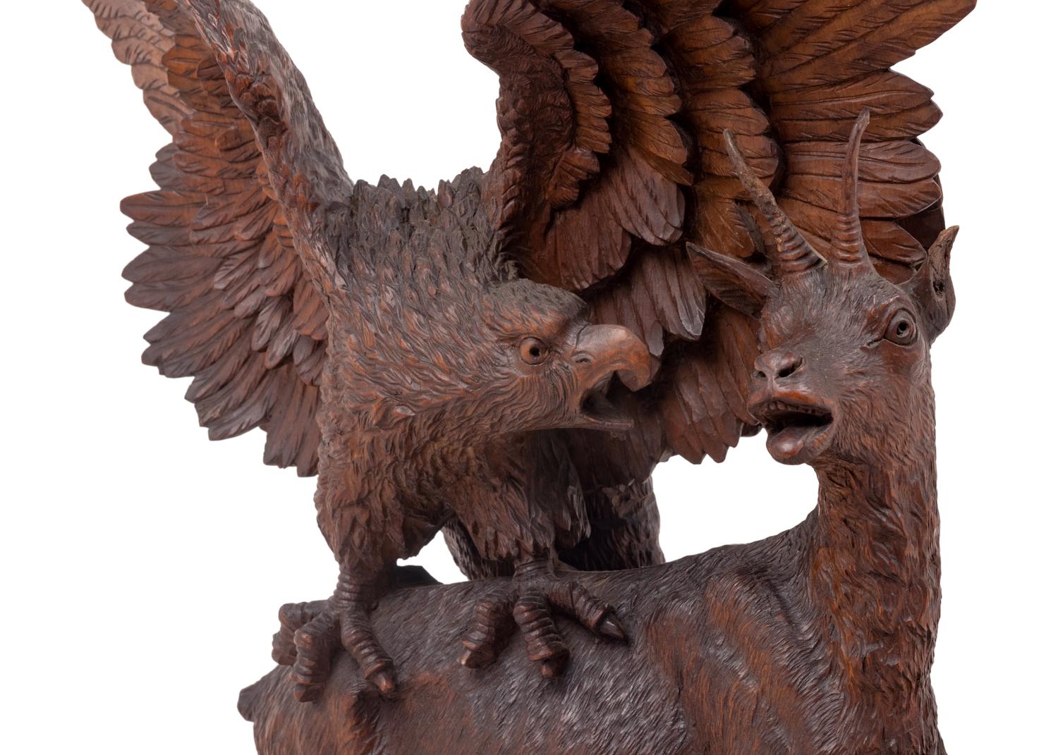 A Black Forest Carved Figural Group Attributed to Johann Georg Schwanthaler (German, 1740-1810)
