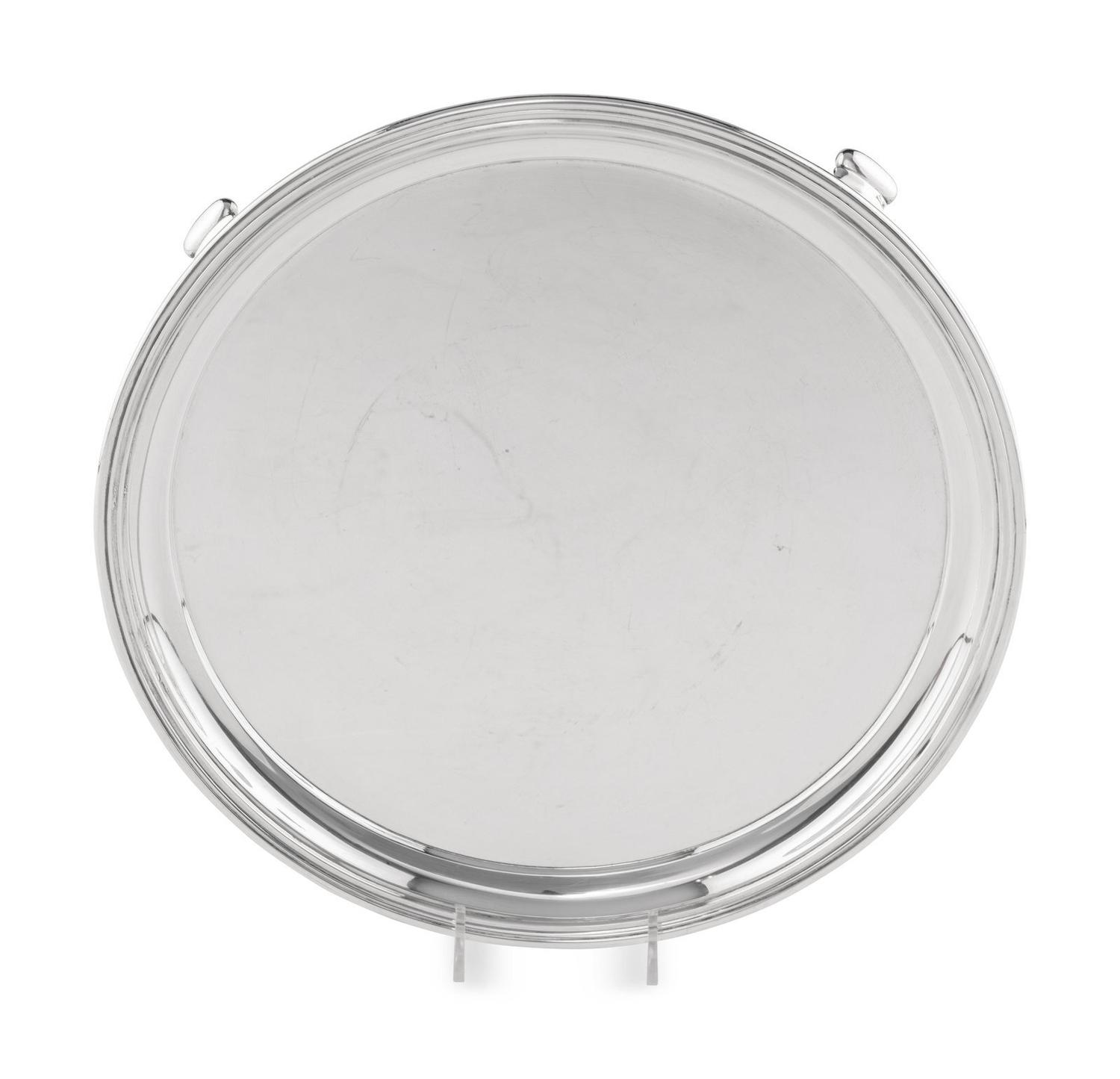 A English Silver Salver