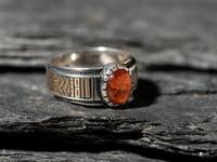 Sterling Silver and 14K Gold Ring