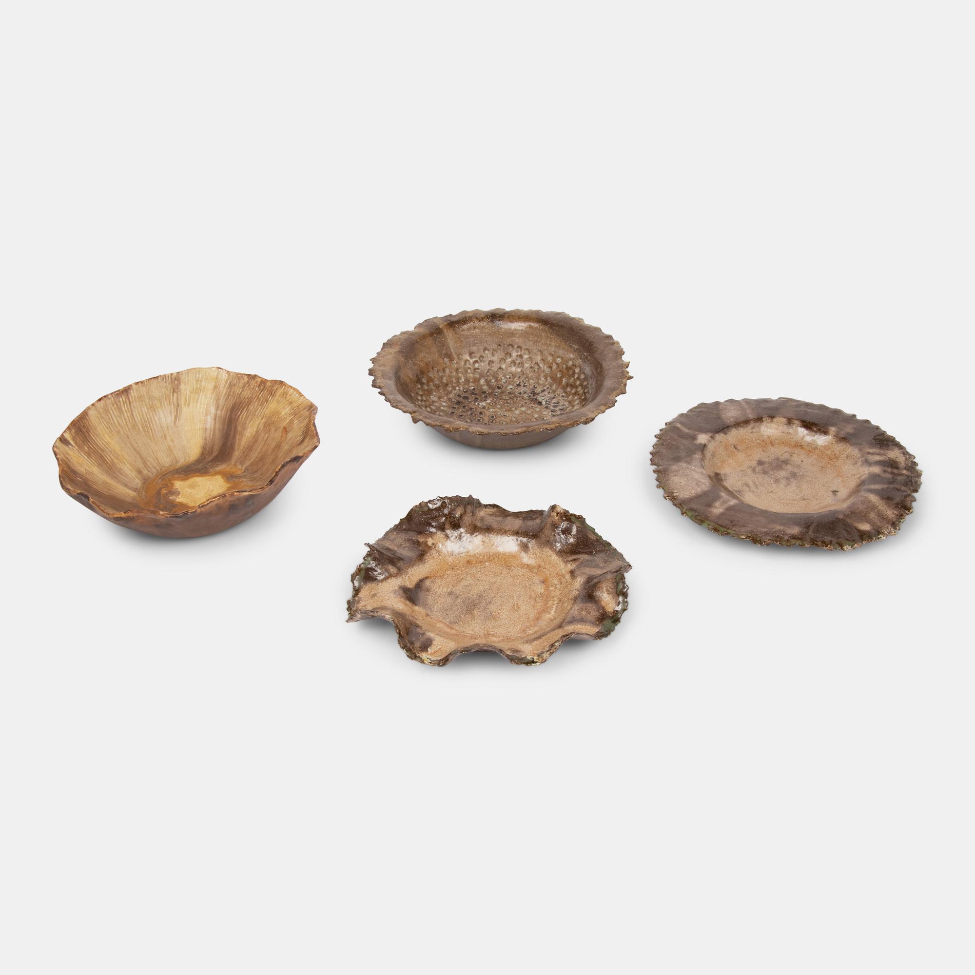 Four Bowls/Vessels, c. 1980