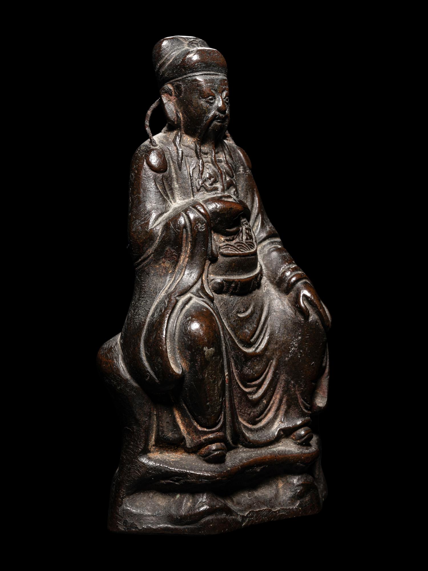 A Bronze Figure of A Daoist Immortal Wenchang