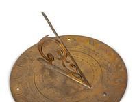 An Irish George III Engraved Brass Sundial