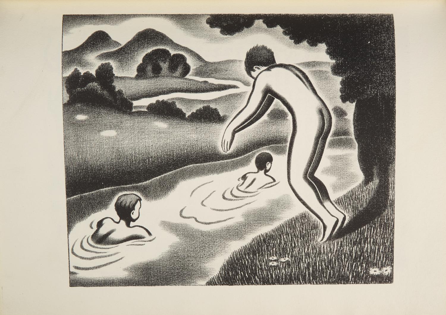 Chubb, Ralph N. Water Cherubs A Book of Original Drawings & Poetry