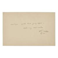 [Literature] Wells, H.G. Autograph Letter, signed