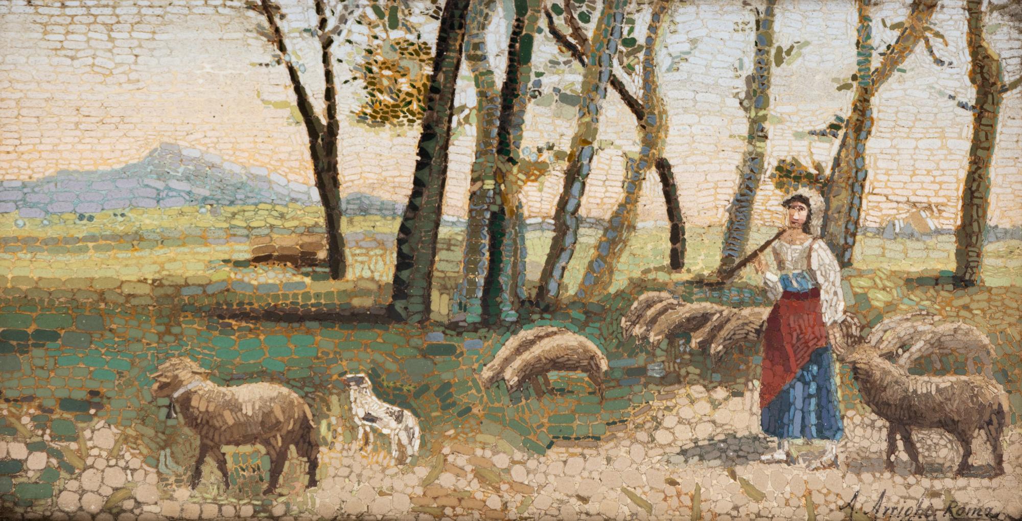 An Italian Micromosaic Plaque