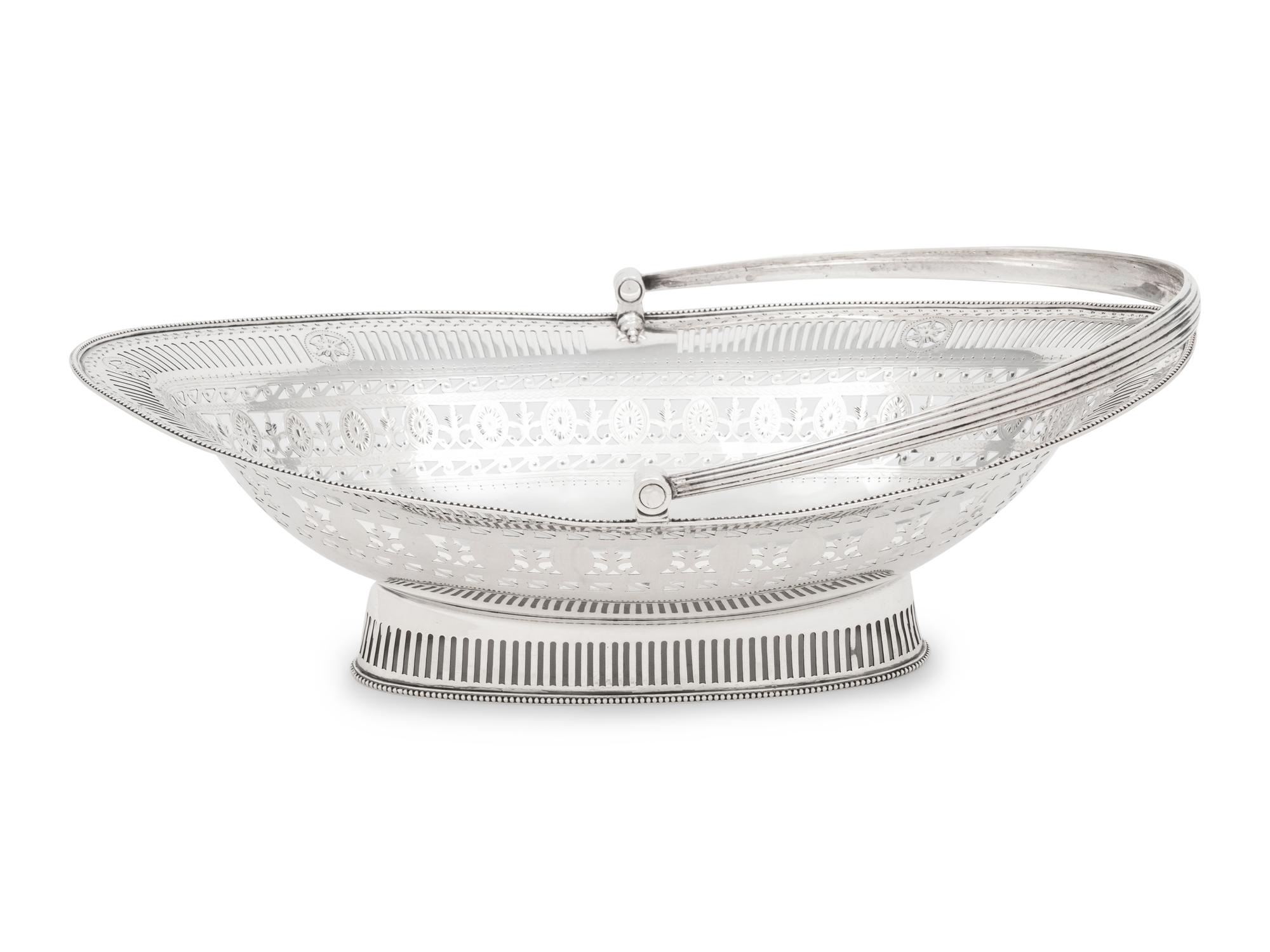 A George III Silver Centerpiece Basket