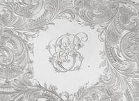 An American Coin Silver Salver
