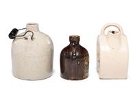 Three Miniature Stoneware Vessels
