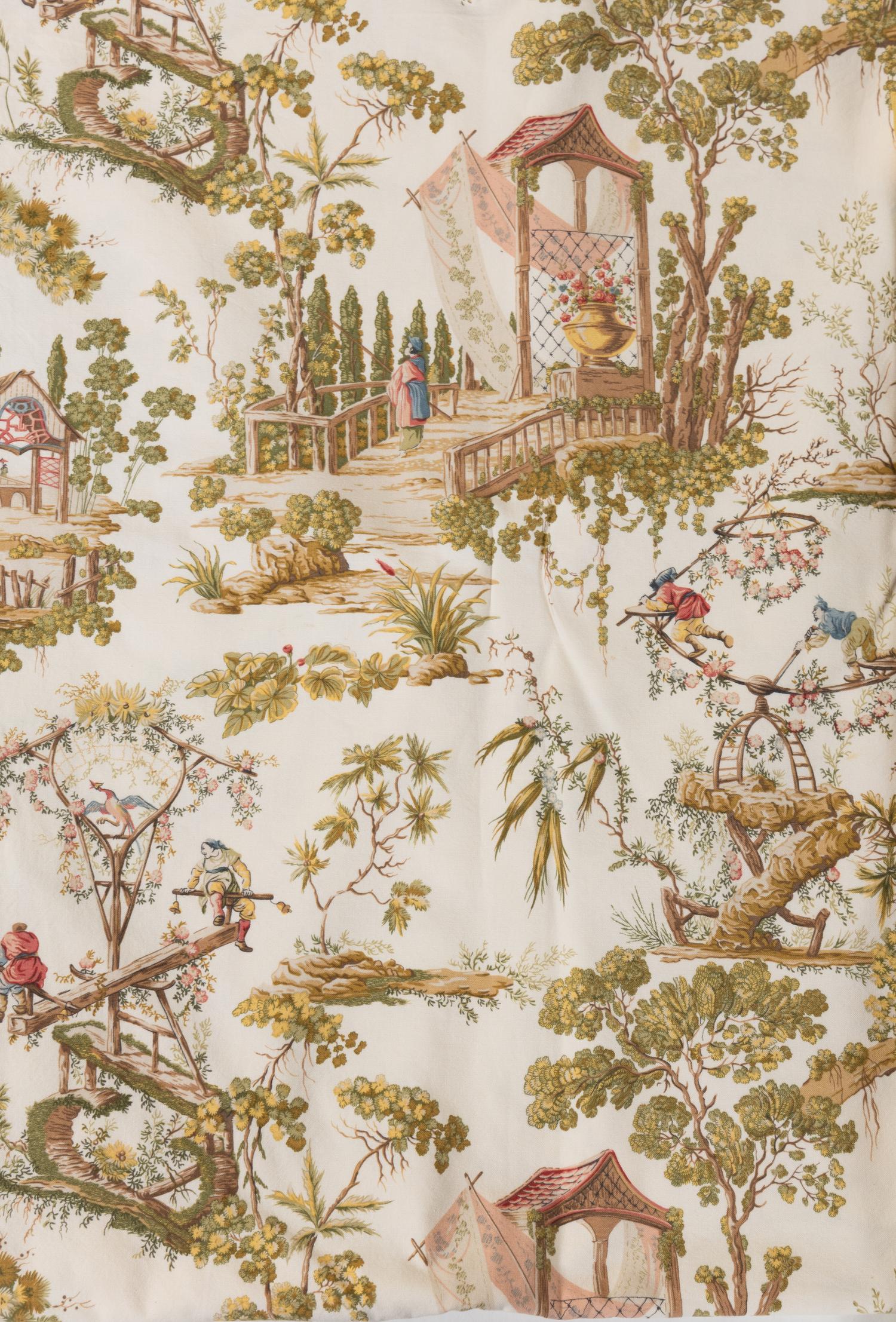 A Group of Chinoiserie-Printed Table Linens