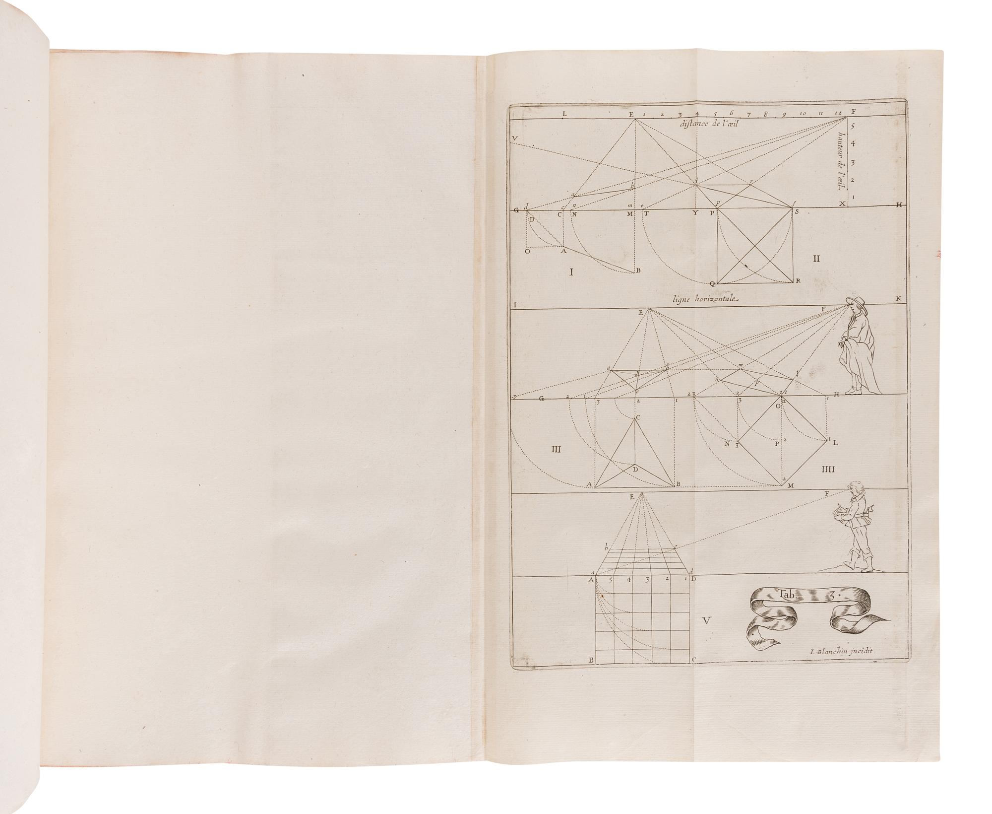 [Science, Medicine & Mathematics] Niceron, Jean Francois. La Perspective curieuse