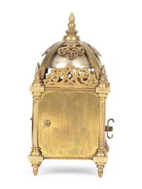 An English Brass Lantern Clock and A Sundial/Compass
