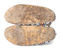 Sioux Beaded Hide Moccasins