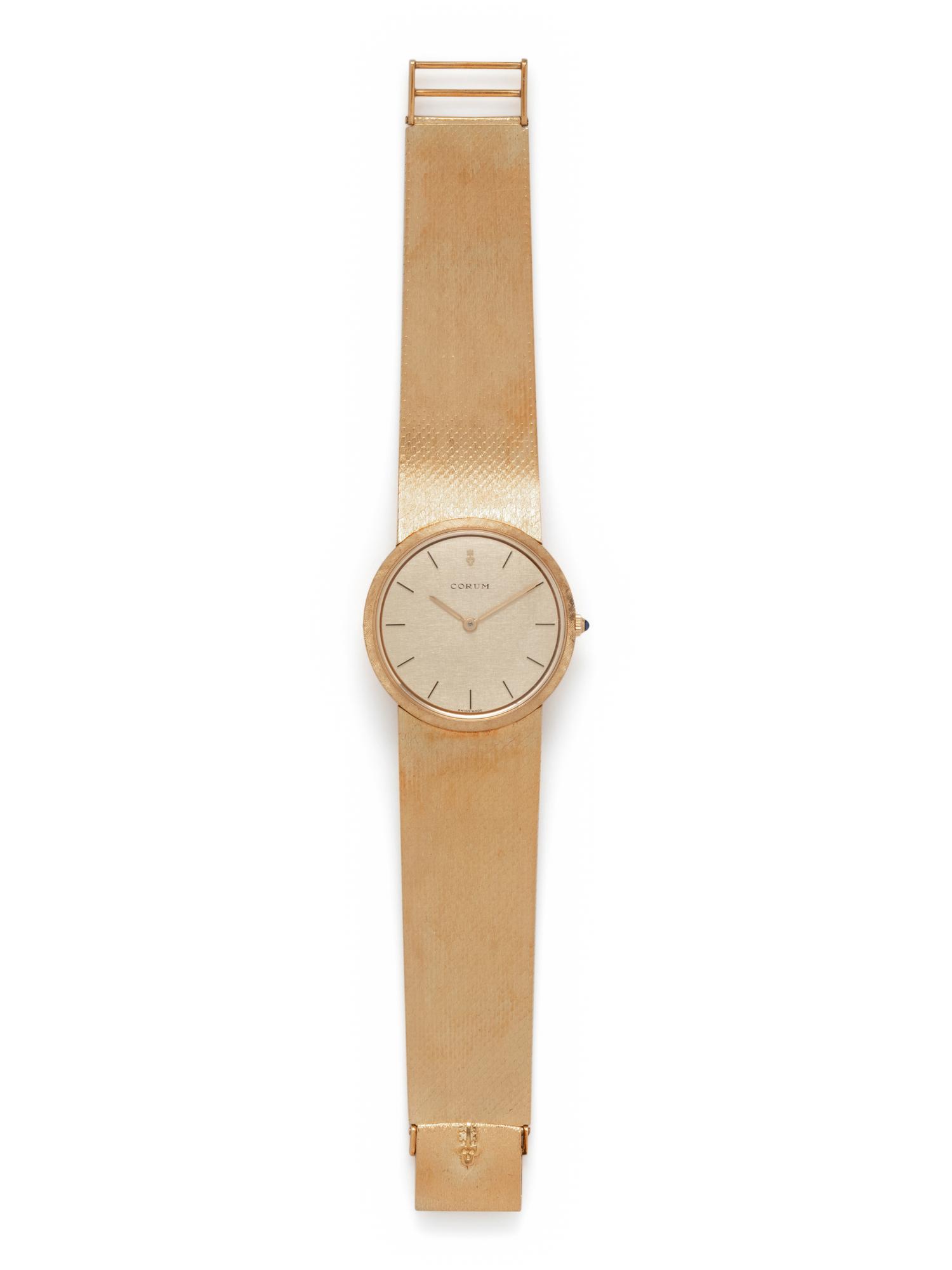 CORUM, 18K YELLOW GOLD WATCH