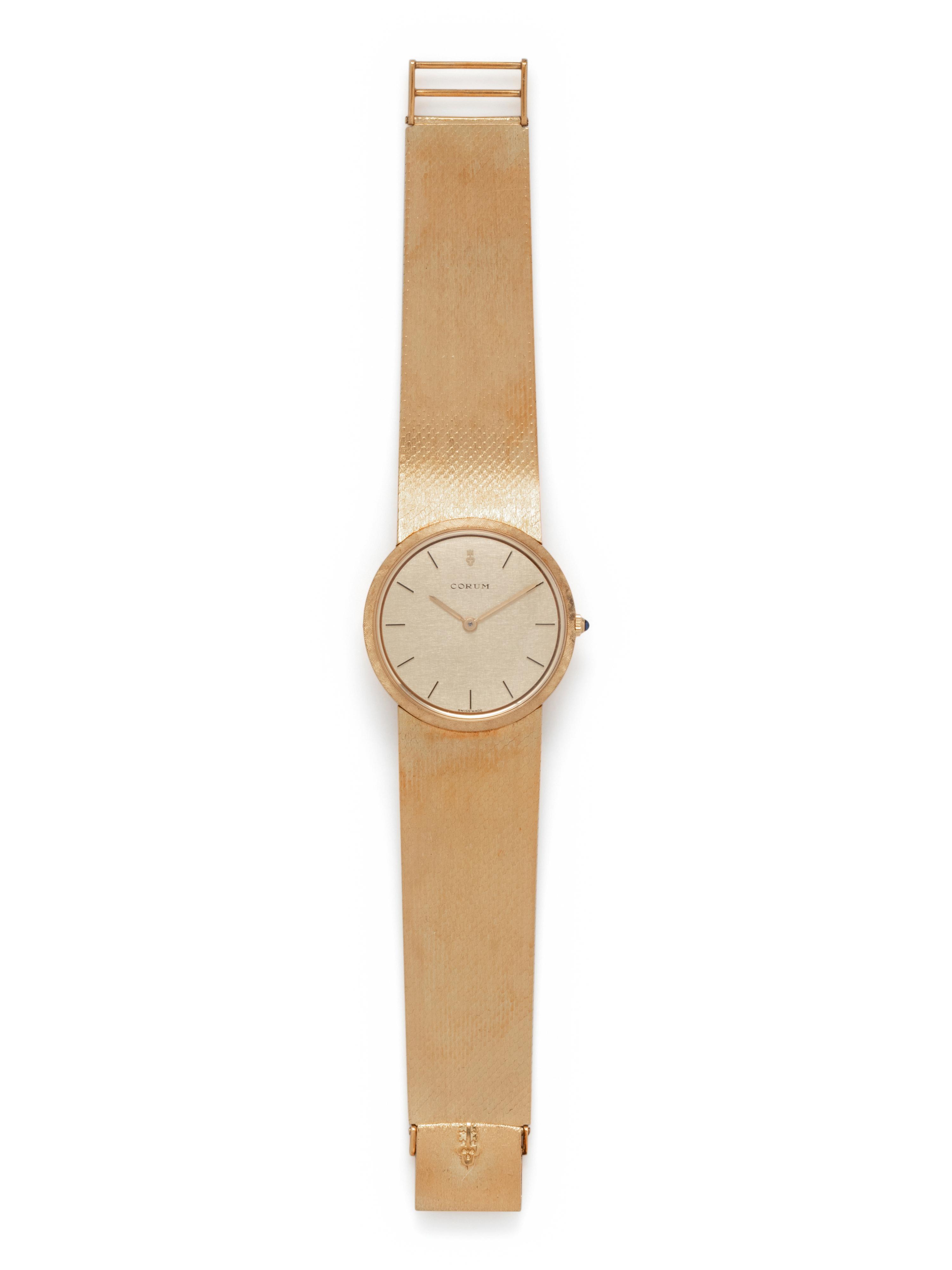 CORUM, 18K YELLOW GOLD WATCH