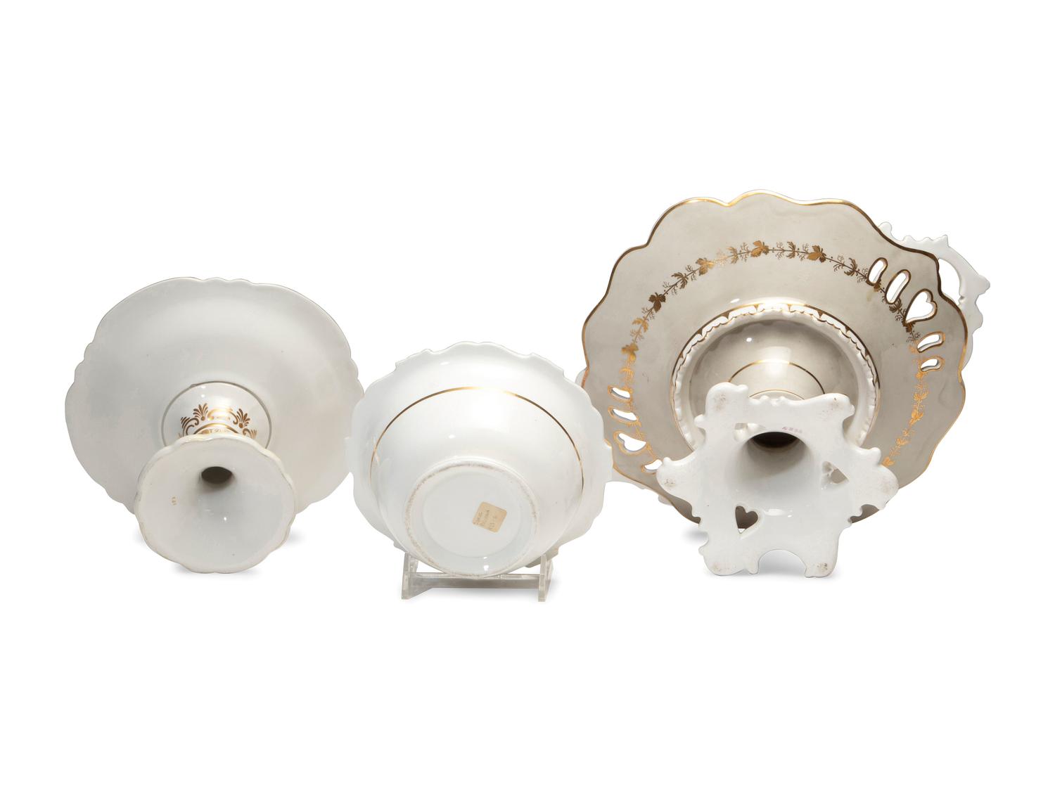 Two Paris Porcelain Compotes