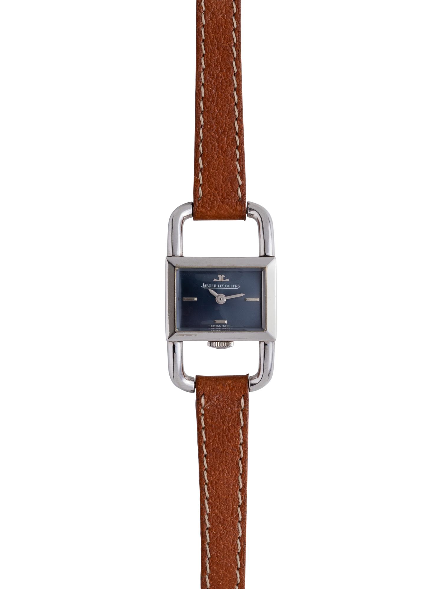 JAEGER-LeCOULTRE, STAINLESS STEEL WRISTWATCH