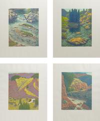 A Group of Four Russell Hamilton Monotypes