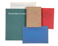 [GRABHORN PRINTING]. A group of 5 travel and exploration works, comprising: