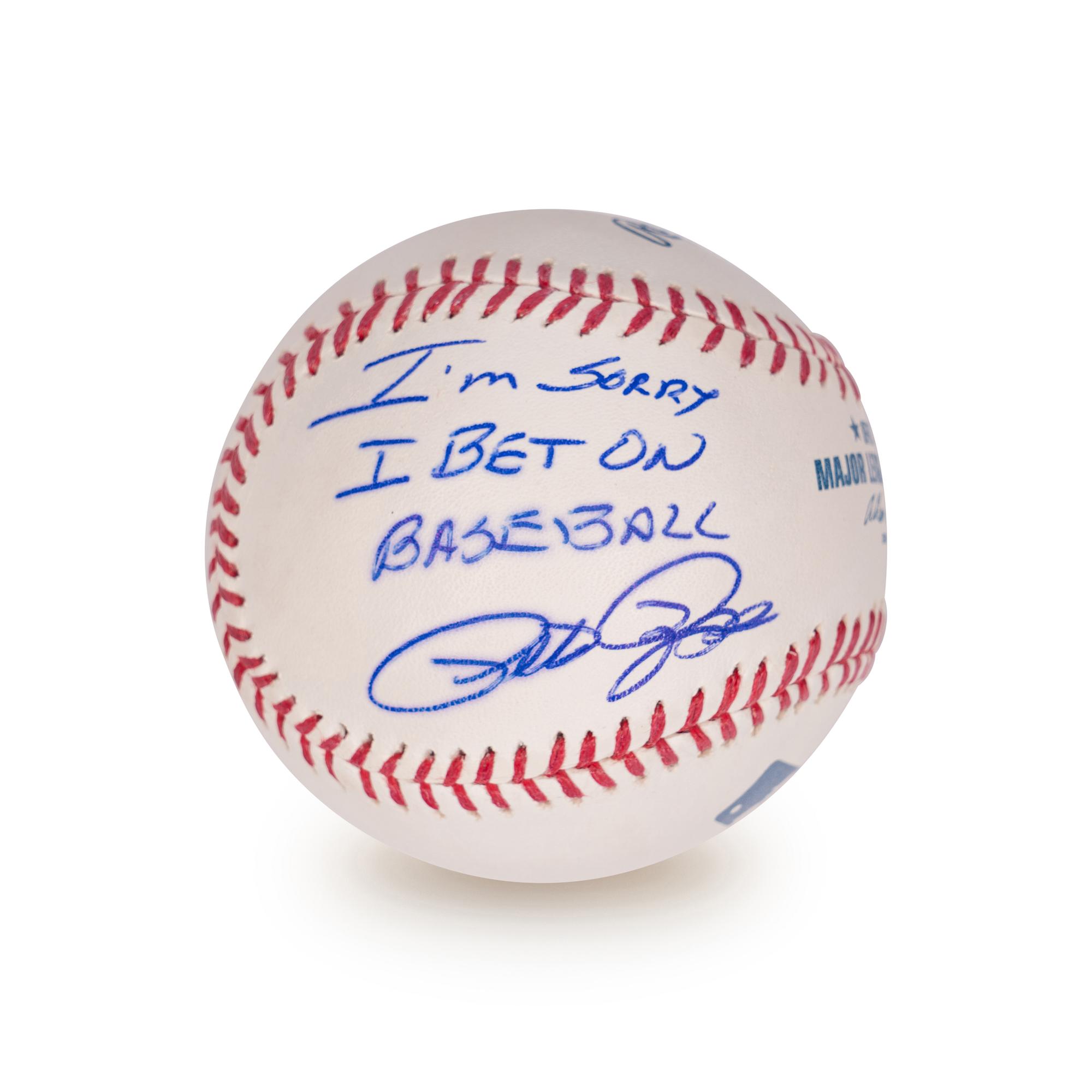 A Group of Five Pete Rose Signed Autograph Baseballs With Unique Inscriptions