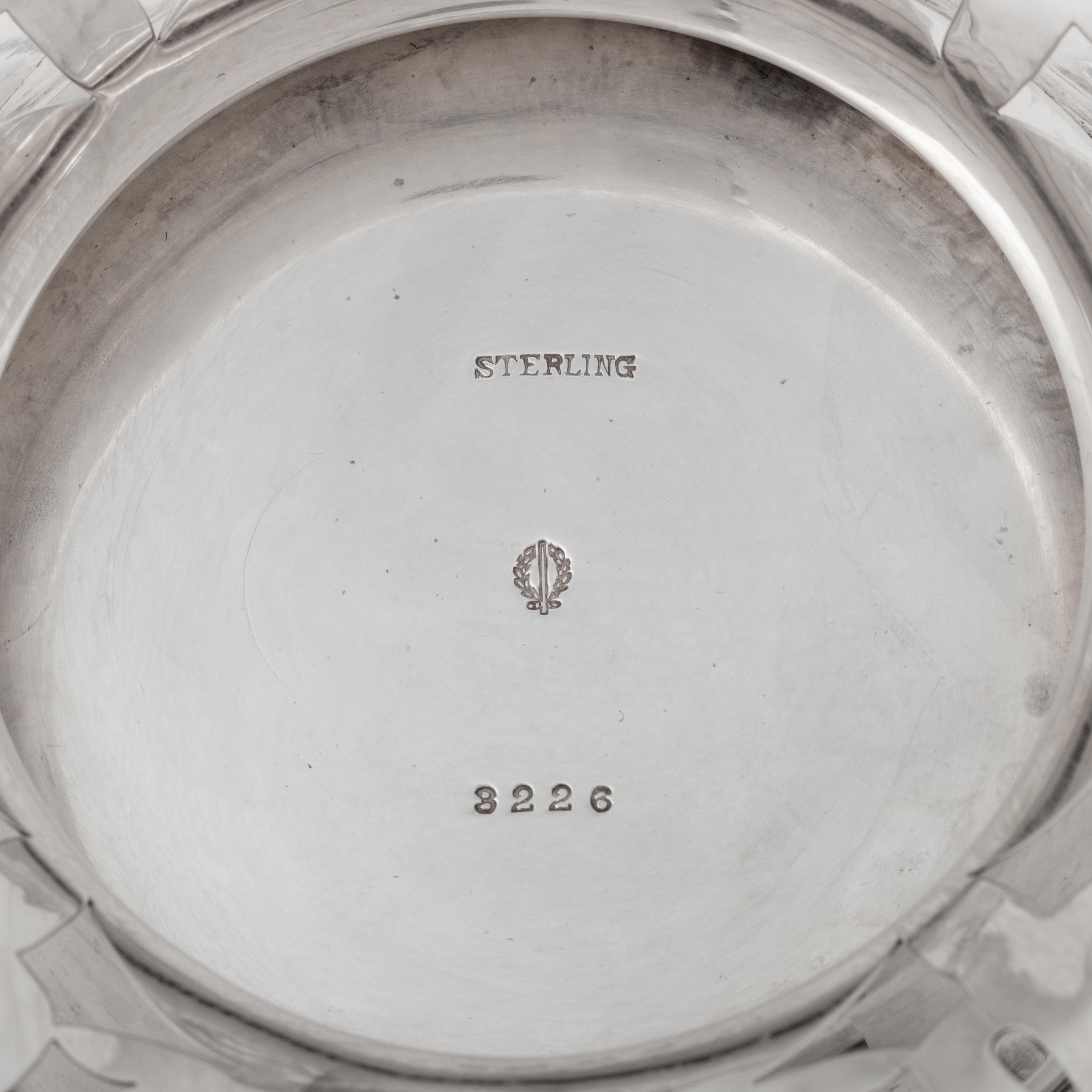 An American Silver Reticulated Dish