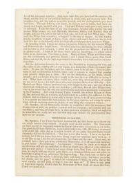 LINCOLN, Abraham (1809-1865). Speech of Mr. A. Lincoln, of Illinois, on the Presidential Question. Delivered in the House of Representatives of the United States, July 21, 1848 . Washington, D.C.: J & G.S. Gideon, [1848].