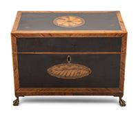 A Marquetry Cigar Box