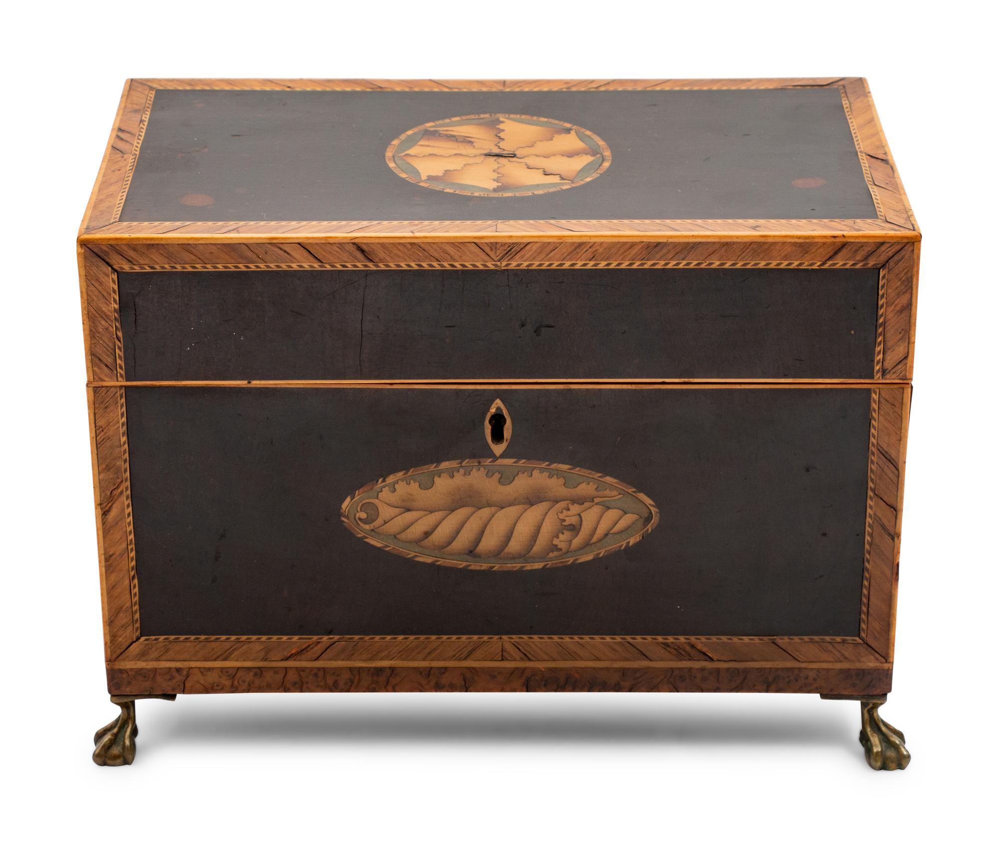 A Marquetry Cigar Box