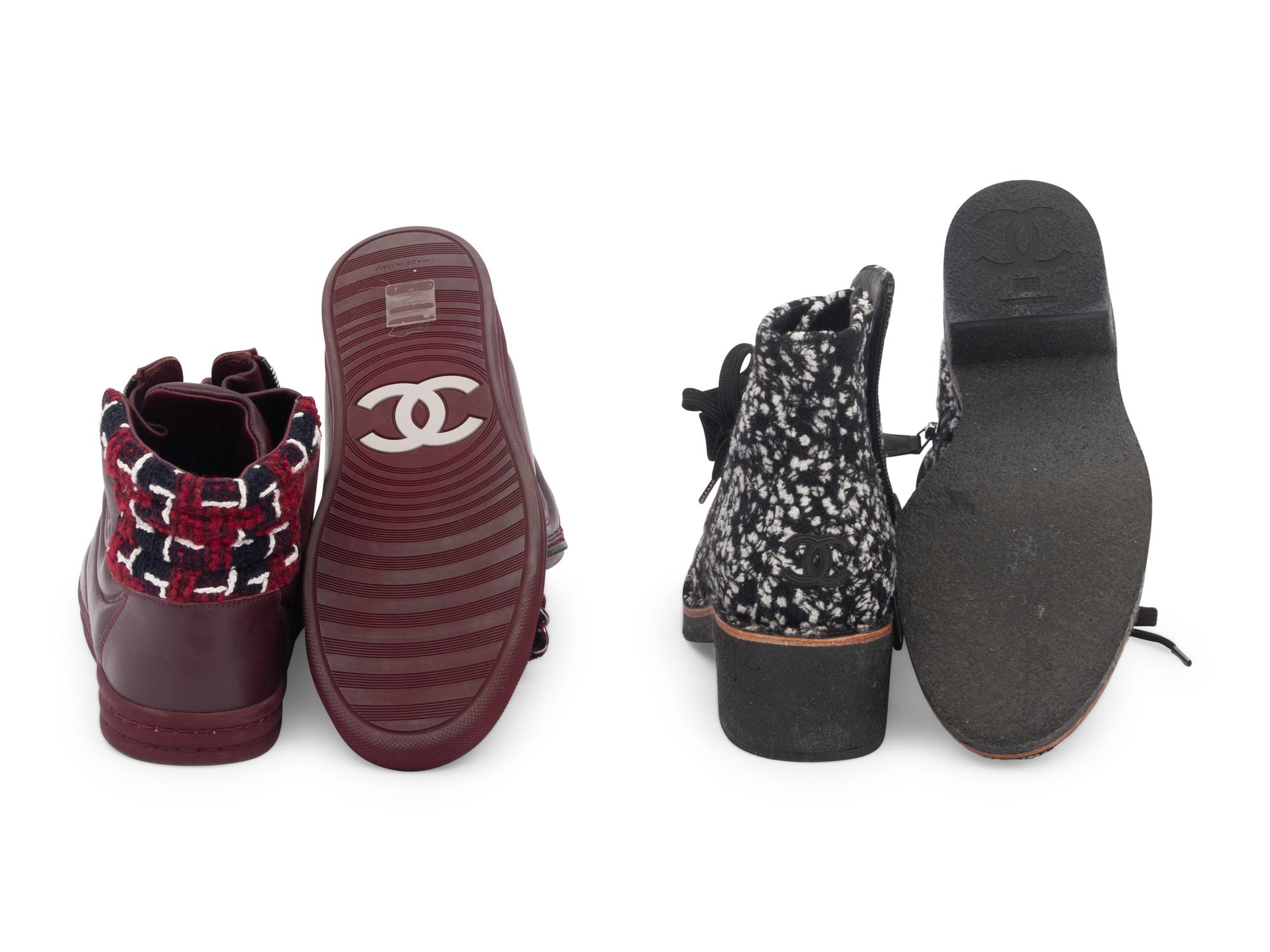 Two Pairs of Chanel Shoes