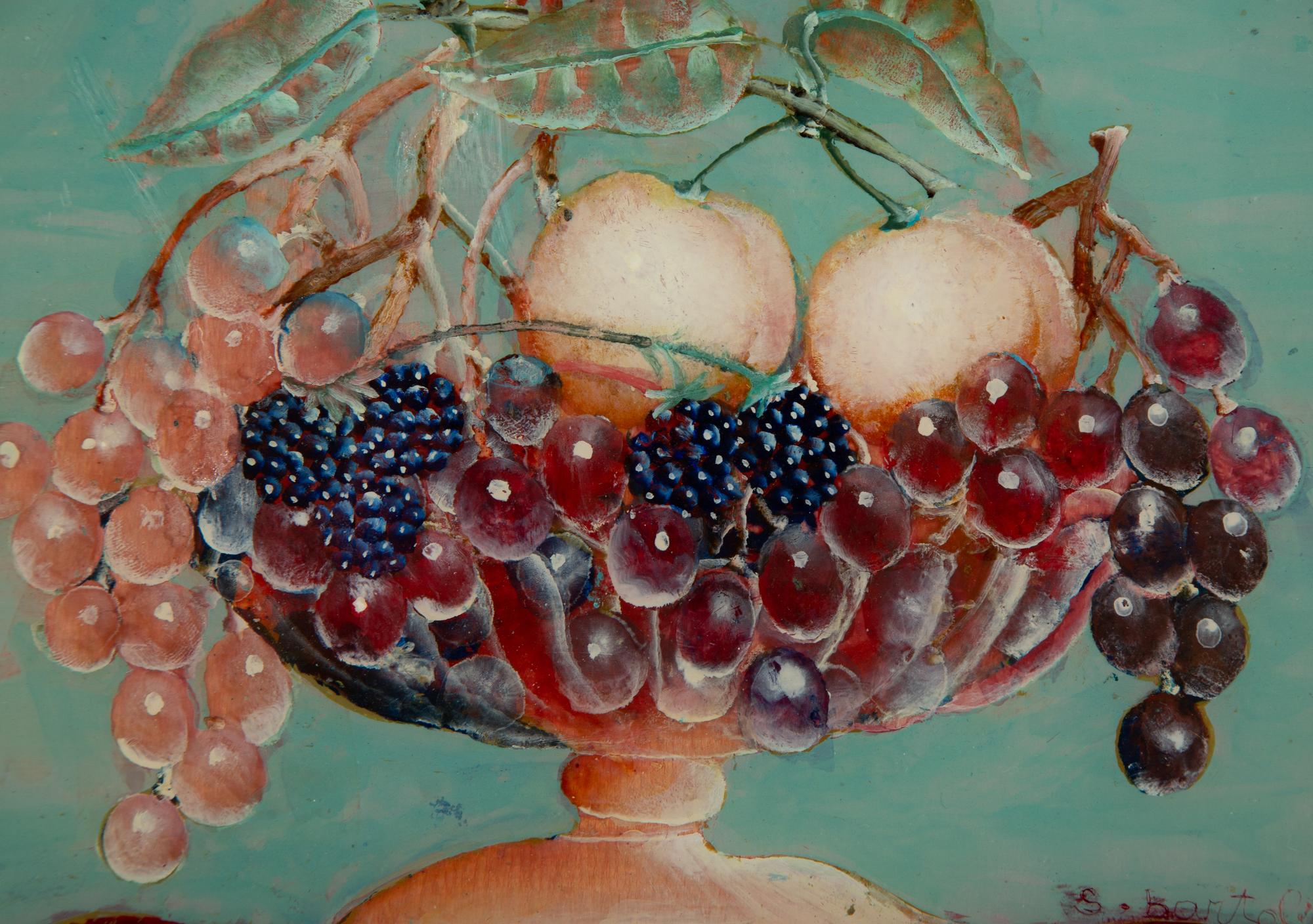 Three Italian Reverse Paintings on Glass
