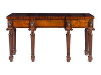 An Edwardian Carved Mahogany Serving Table