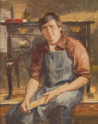 Robert Kennedy Abbett (American, 1926–2015) - Frank Rhodes Sketch