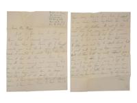 [AFRICAN AMERICANA - NATIVE AMERICANS - WWII]. World War II correspondence with Maud Morgan of Hillburn, NY, a member of the "Jackson Whites/Ramapough Mountain Indians."