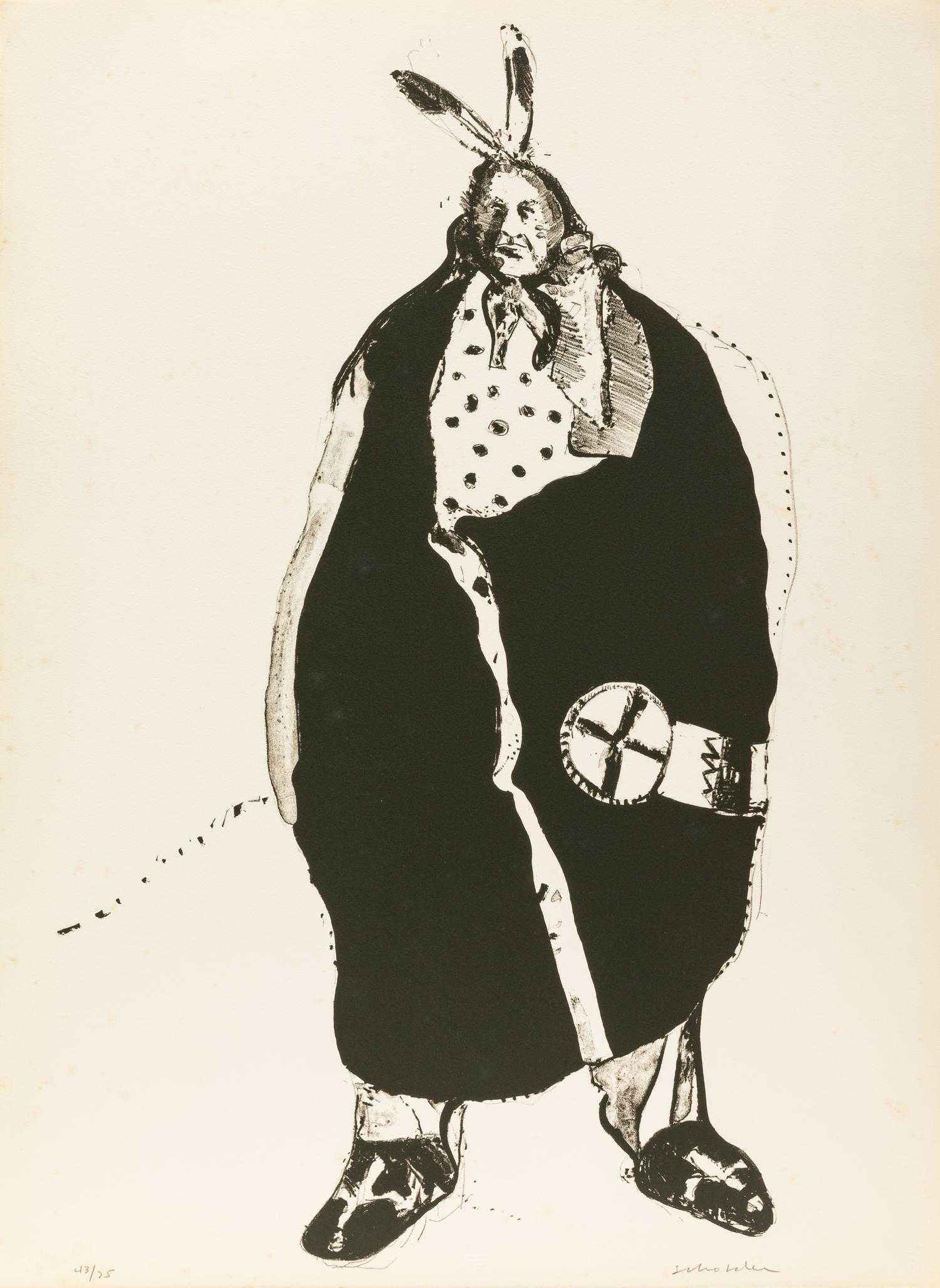Indians Forever , Complete Portfolio of Eight Lithographs: