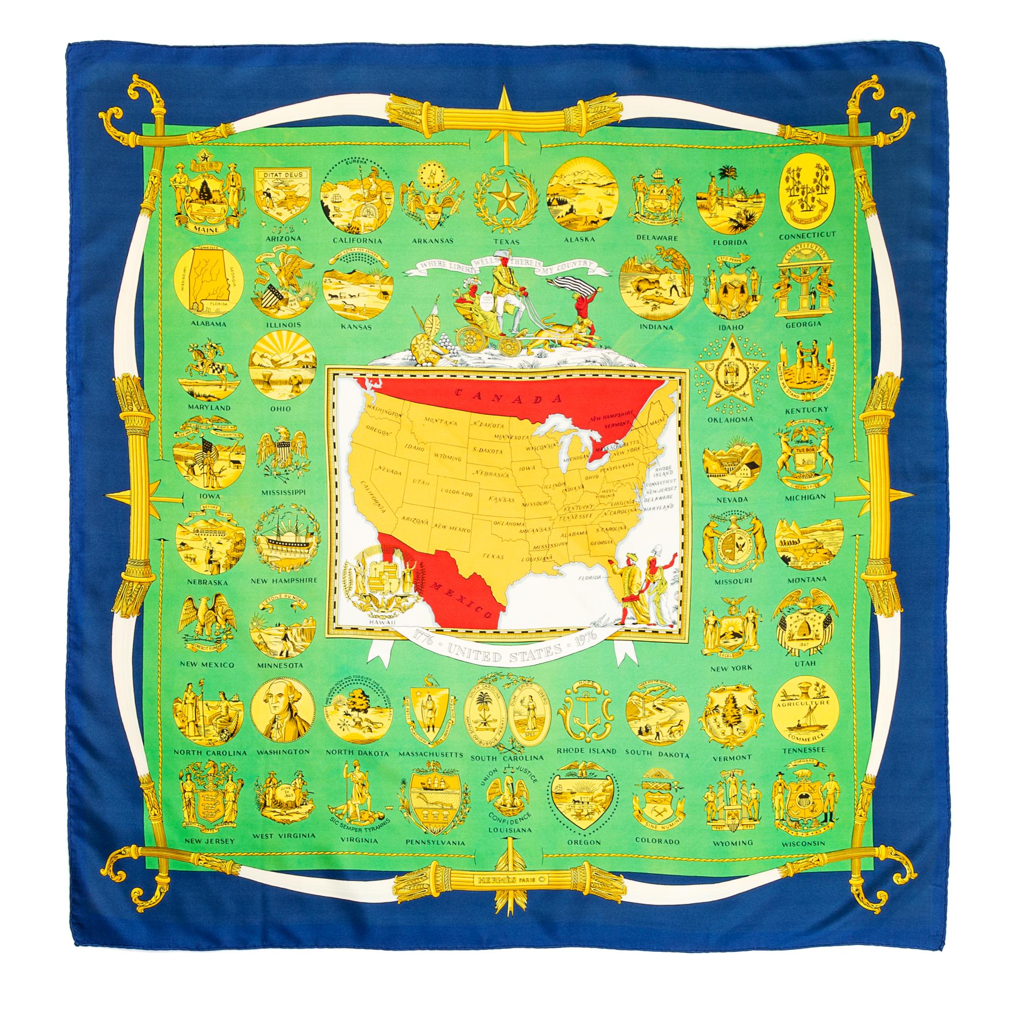 An Hermès 90cm Silk Scarf, 36" x 36".