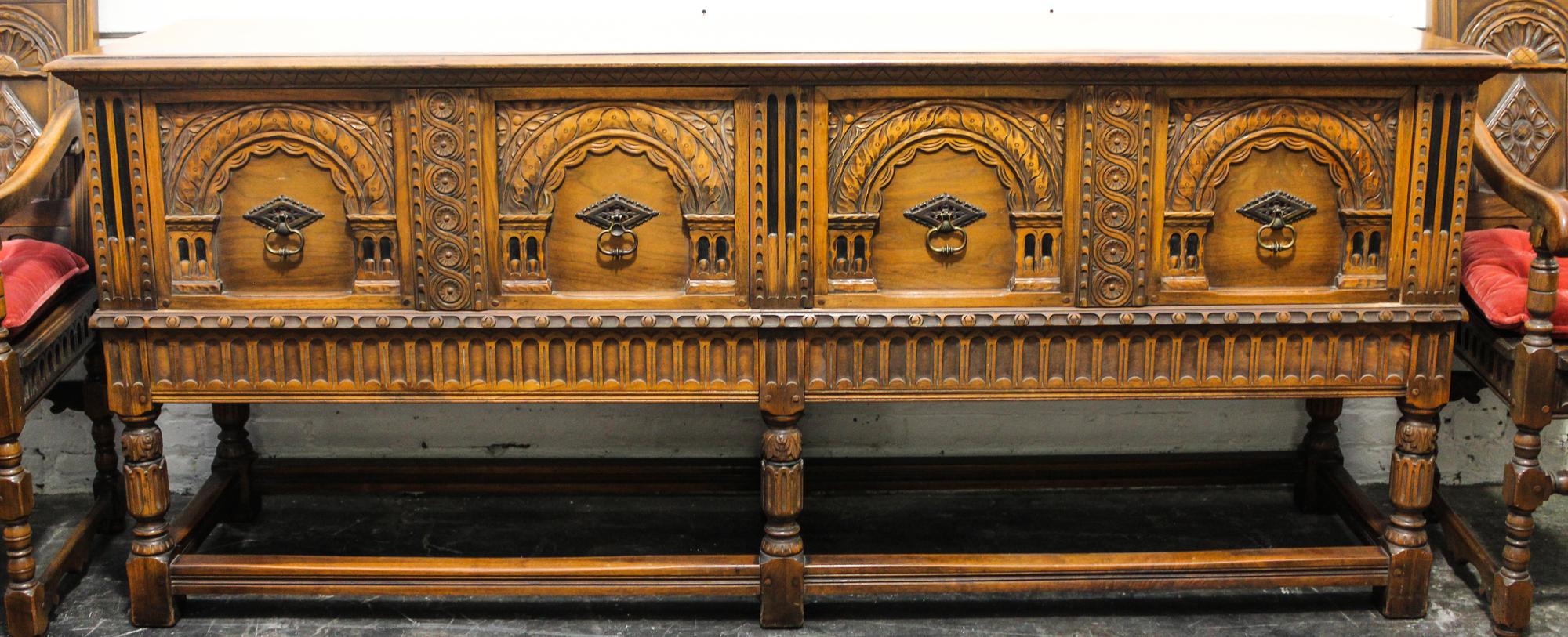 An American Dining Room Suite Height of cabinet 54 1/4 inches. — KITTINGER, EARLY 20TH CENTURY