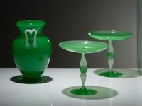 Pair of Compotes and Vase