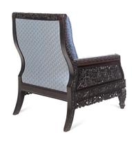 A Chinese Carved Hardwood Armchair