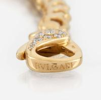 A gold and diamond necklace, Bulgari