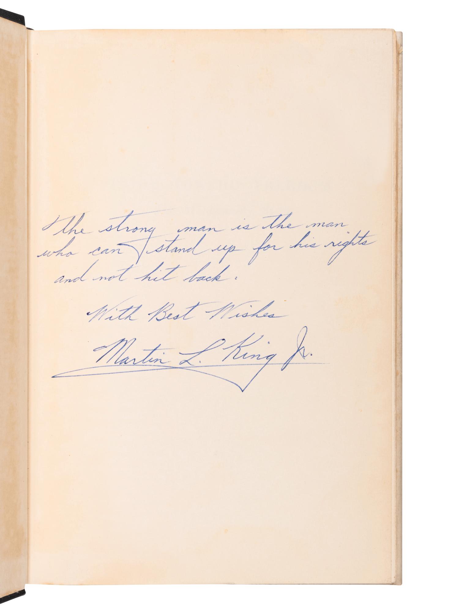 KING, Martin Luther, Jr. (1929-1968). Stride Toward Freedom. The Montgomery Story . New York: Harper & Brothers, 1958.