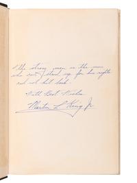 KING, Martin Luther, Jr. (1929-1968). Stride Toward Freedom. The Montgomery Story . New York: Harper & Brothers, 1958.