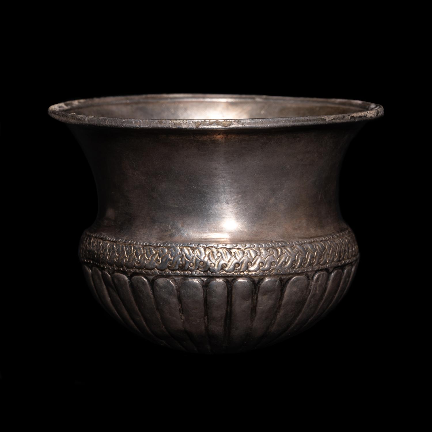 A Hellenistic Gilt-Silver Calyx Cup