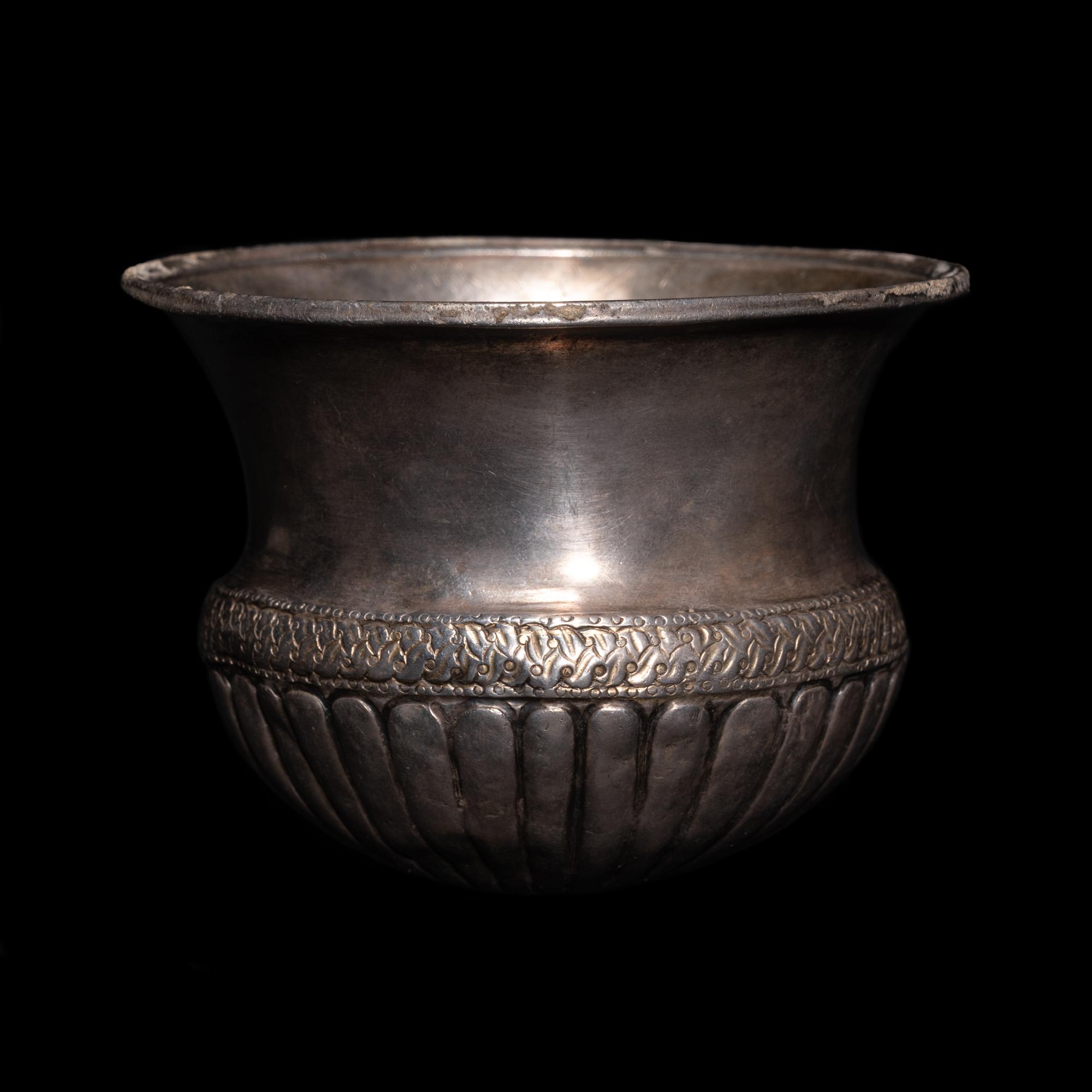 A Hellenistic Gilt-Silver Calyx Cup