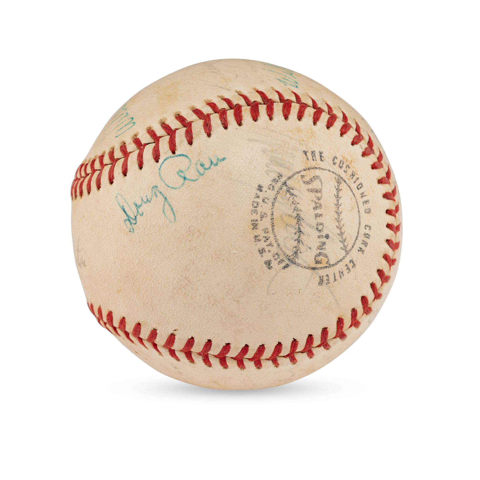 A 1973 Los Angeles Dodgers Team Signed Autograph Baseball