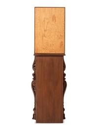 A Spanish Colonial Carved and Painted Wood Crucifix