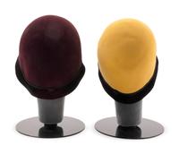 Two Yves Saint Laurent Wool Felt Cloche Hats, 1970s