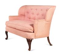 A George III Style Mahogany Settee