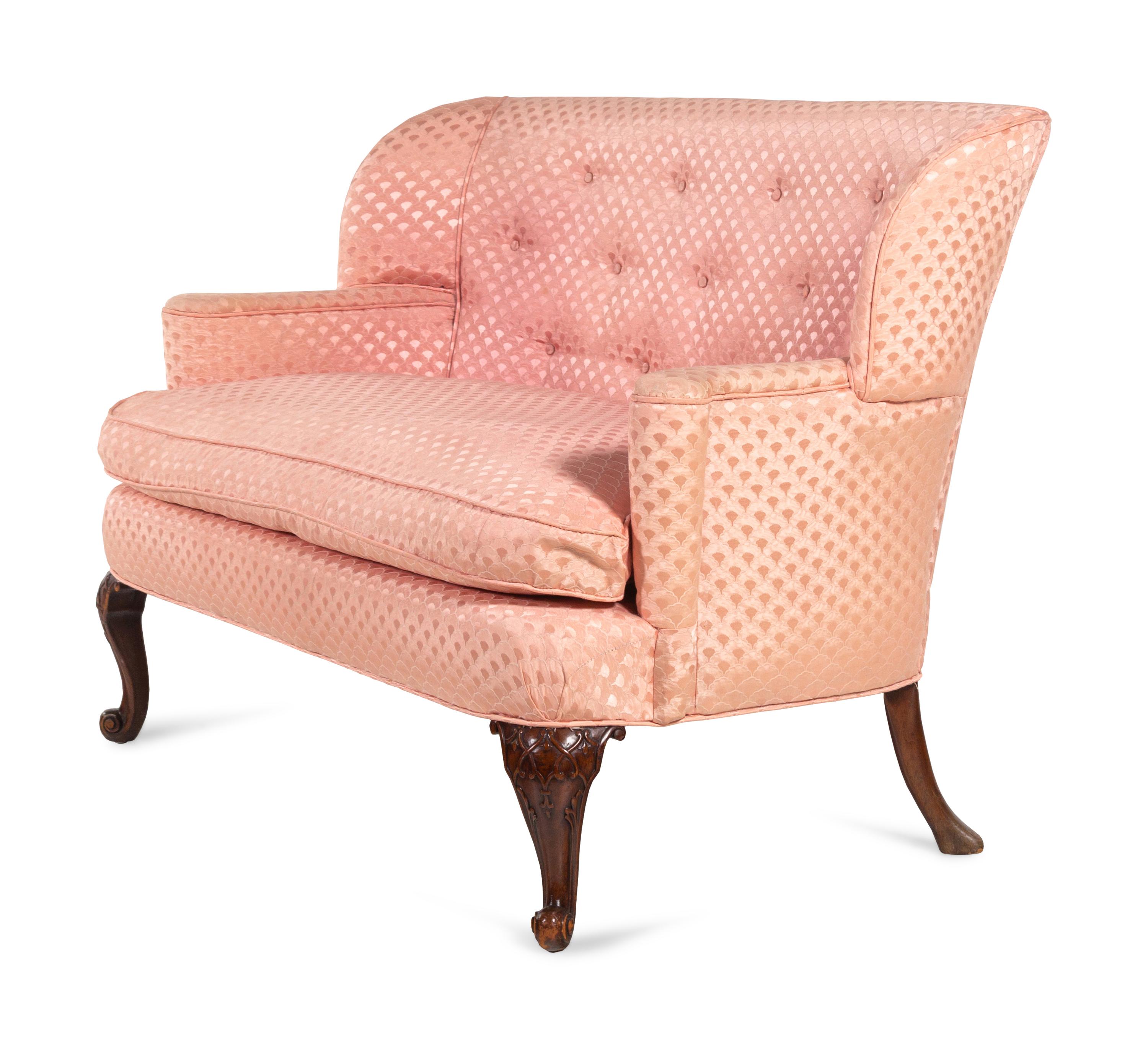 A George III Style Mahogany Settee