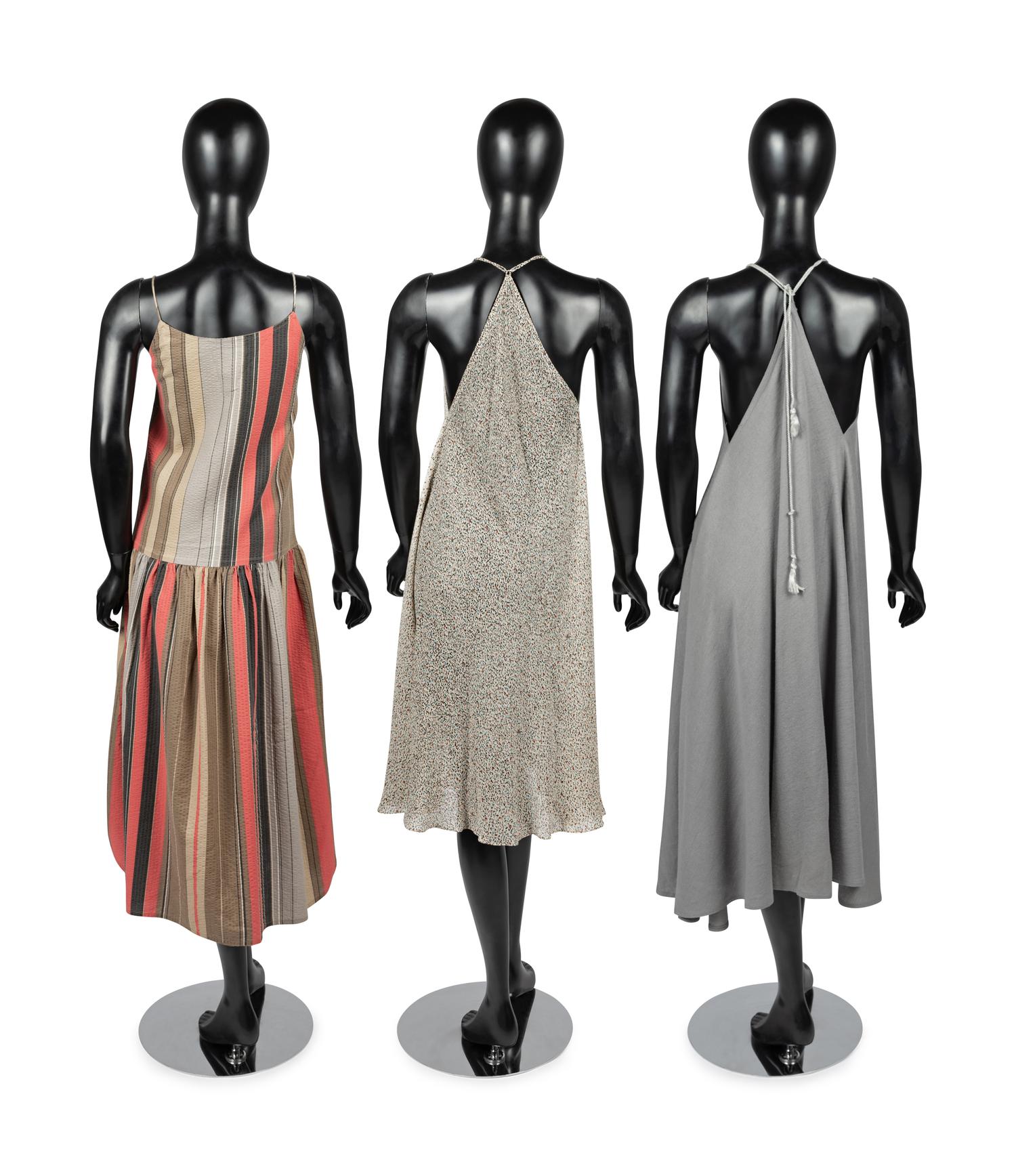 Three Dresses by Arthur McGee, 1970-80s