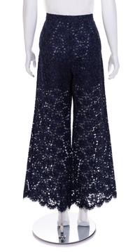 Chanel blue lace trousers, 1990-2000s