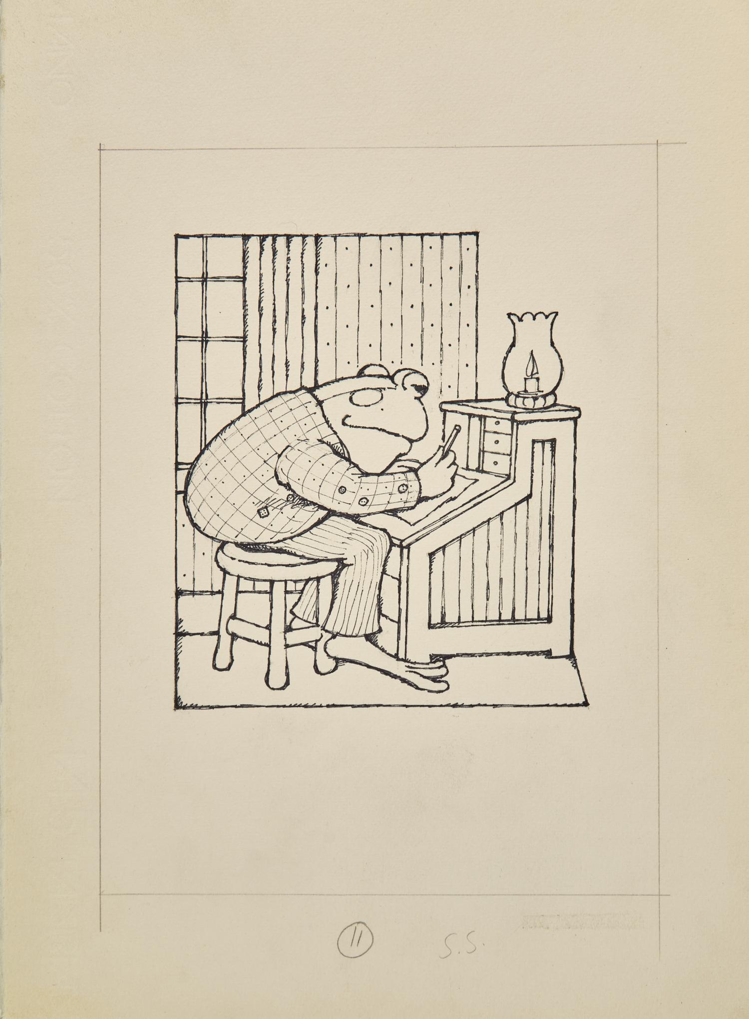 Arnold Lobel, Frog and Toad Original Illustration